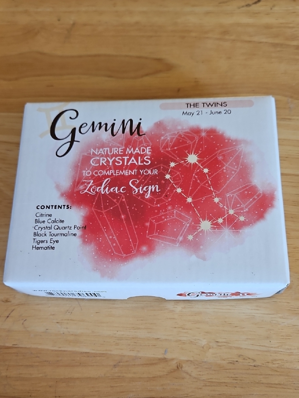 ROCK PARADISE Gemini Zodiac Crystal Set